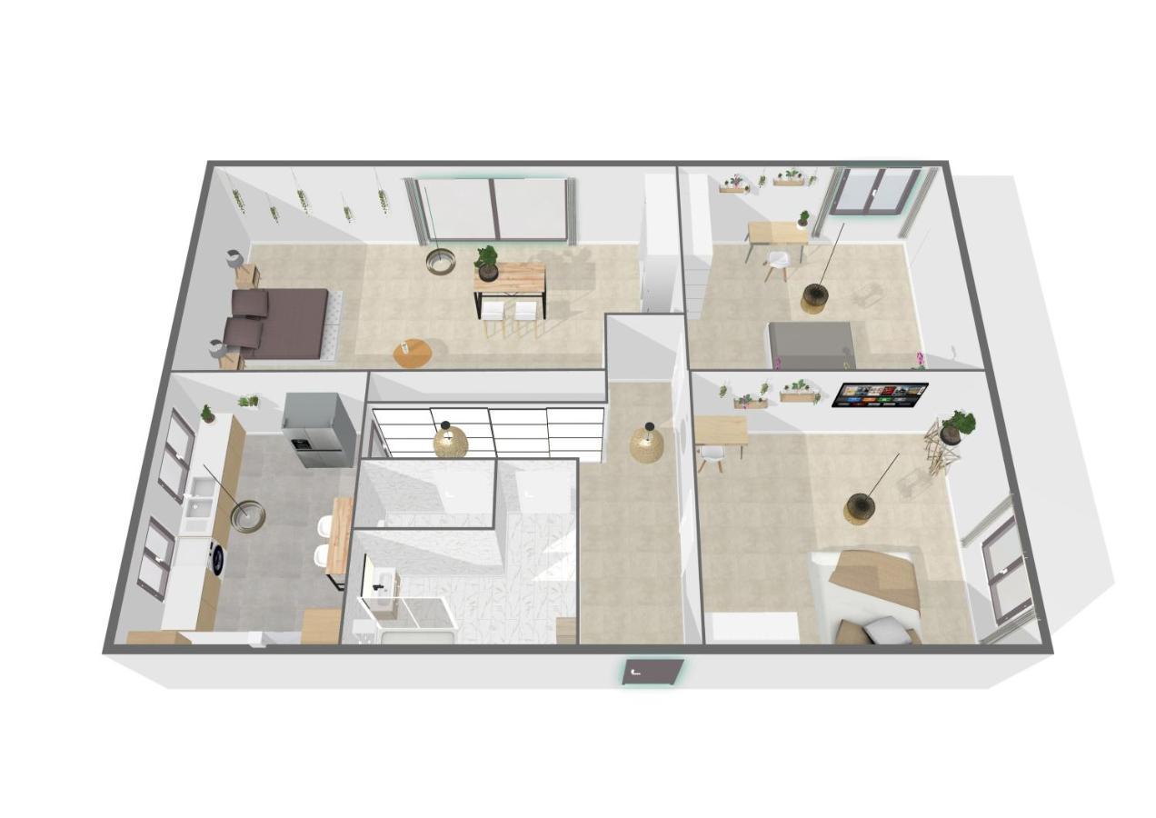 לה פלסי-רובינסון La Hearty Room Logement En Colocation מראה חיצוני תמונה